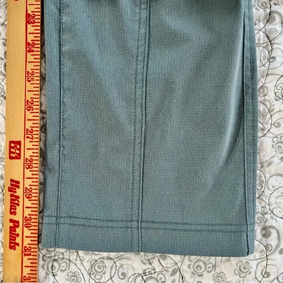 Duluth Trading Co Dusty Blue Cargo Roll-tab Hiking Pants Sporty Activewear - Picture 6 of 10